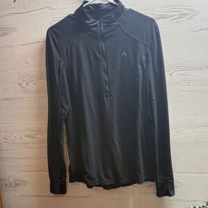 Paradox black half zip pullover size L